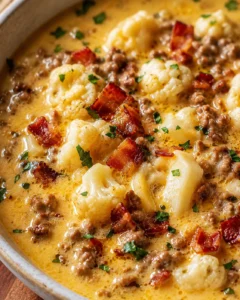 Generated image 1 for Cheeseburger Soup (20-Min Recipe)