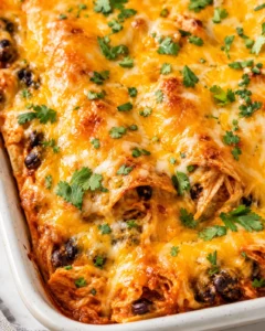 Generated image 1 for Chicken Enchilada Casserole