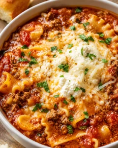 Generated image 1 for Easy Lasagna Soup Recipe (One Pot!) — The Kitchen Girl