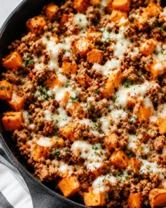 Generated image 1 for Ground Turkey Sweet Potato Skillet