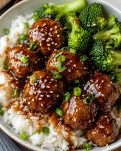 Generated image 1 for Teriyaki Meatball Bowls - Meal Prep Ready - Budget Bytes