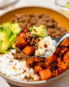 Generated image 3 for Viral Sweet Potato Ground Beef Bowl (High-Protein Bowl)