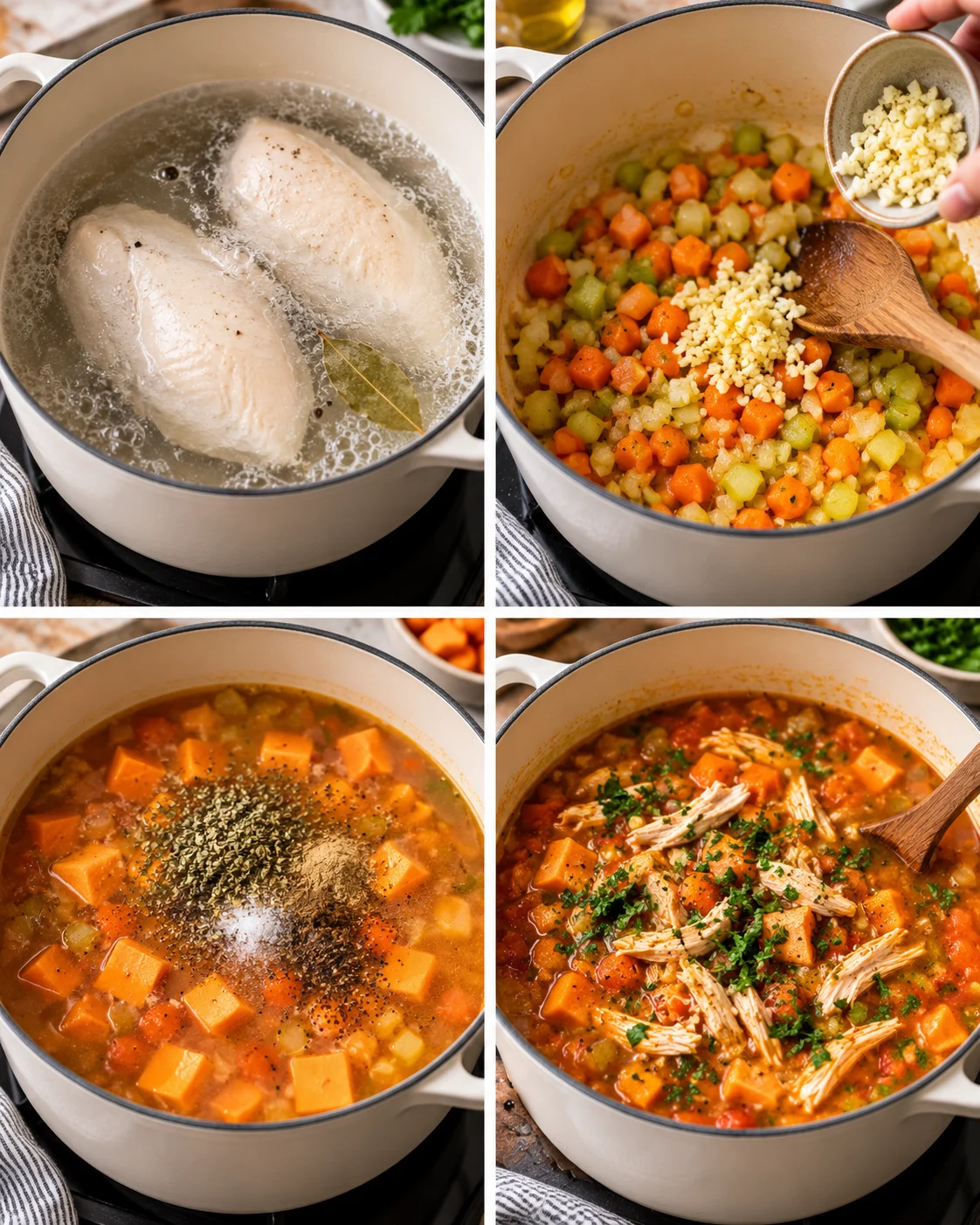Sweet Potato Chicken Soup ingredients