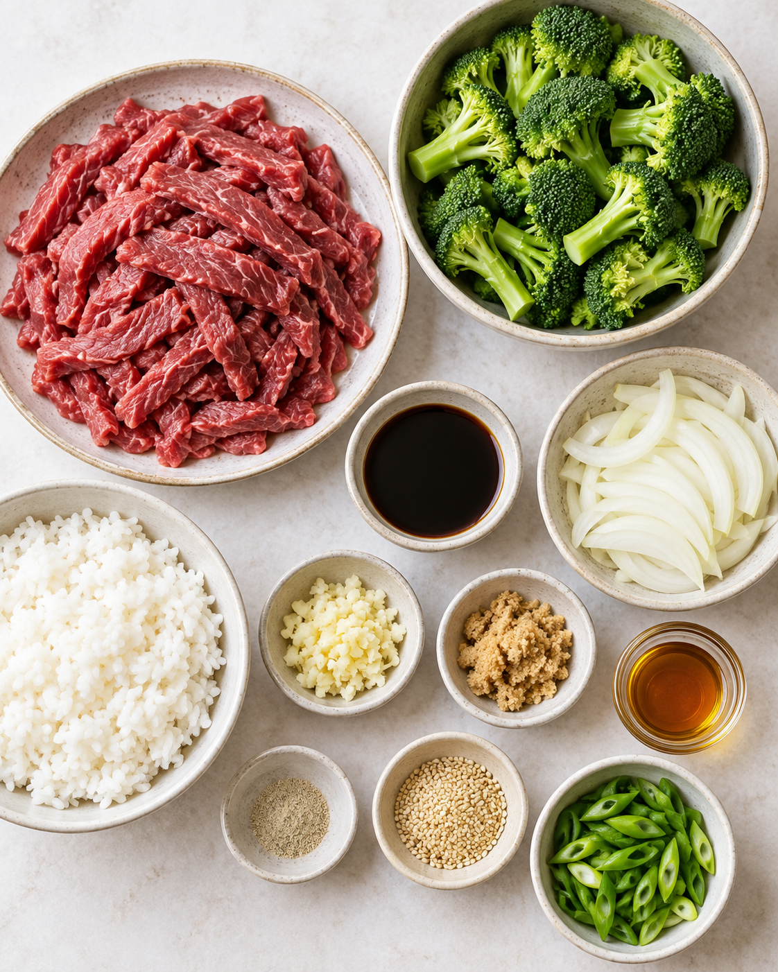 Beef and Broccoli Recipe ingredients