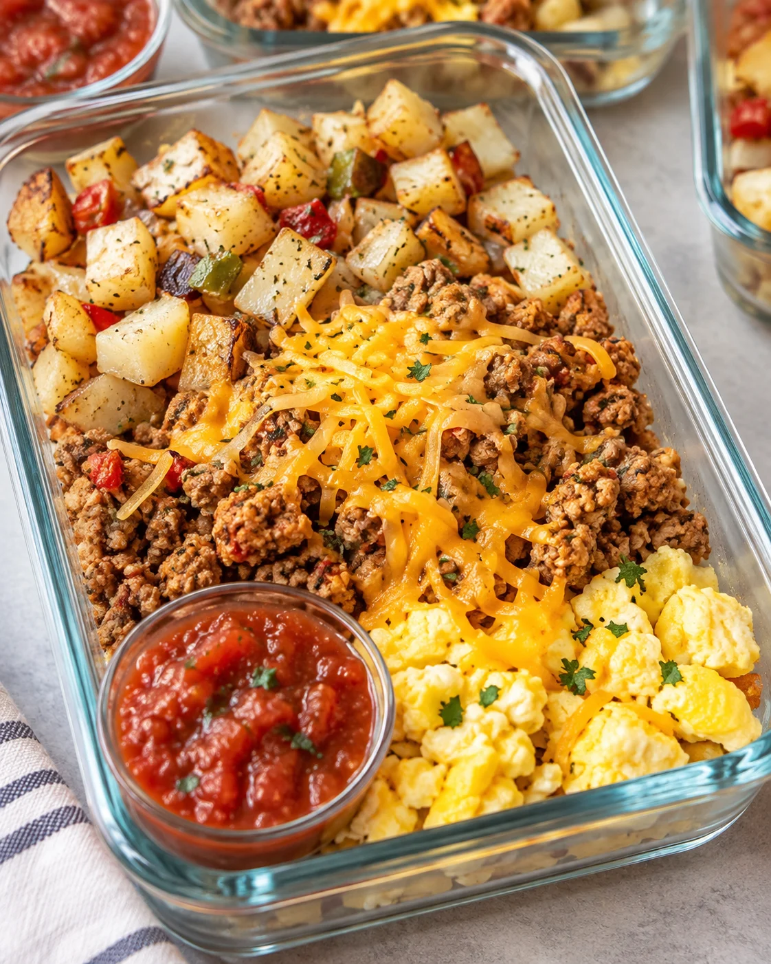 Tex Mex Turkey Scramble - Meal Prep texture