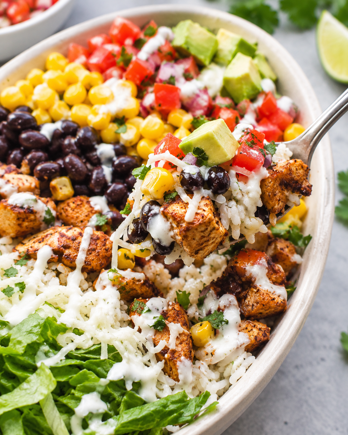Chipotle Chicken Burrito Bowls alternate