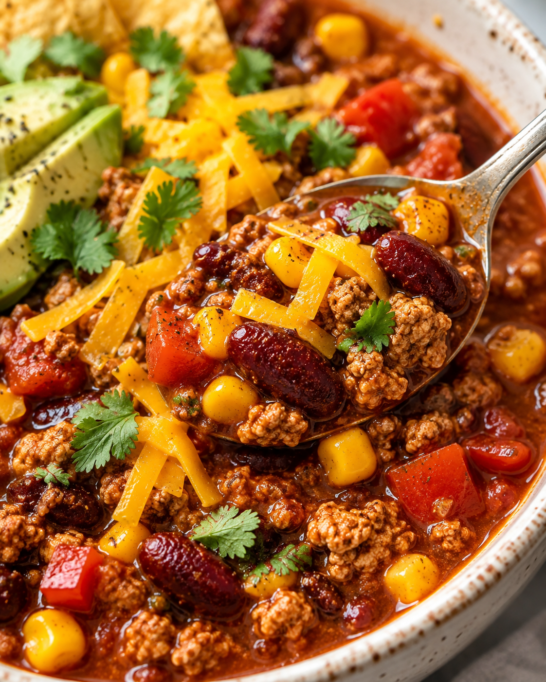 The Best Healthy Turkey Chili texture
