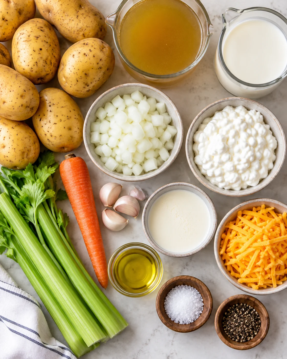 Protein Cream of Potato Soup ingredients