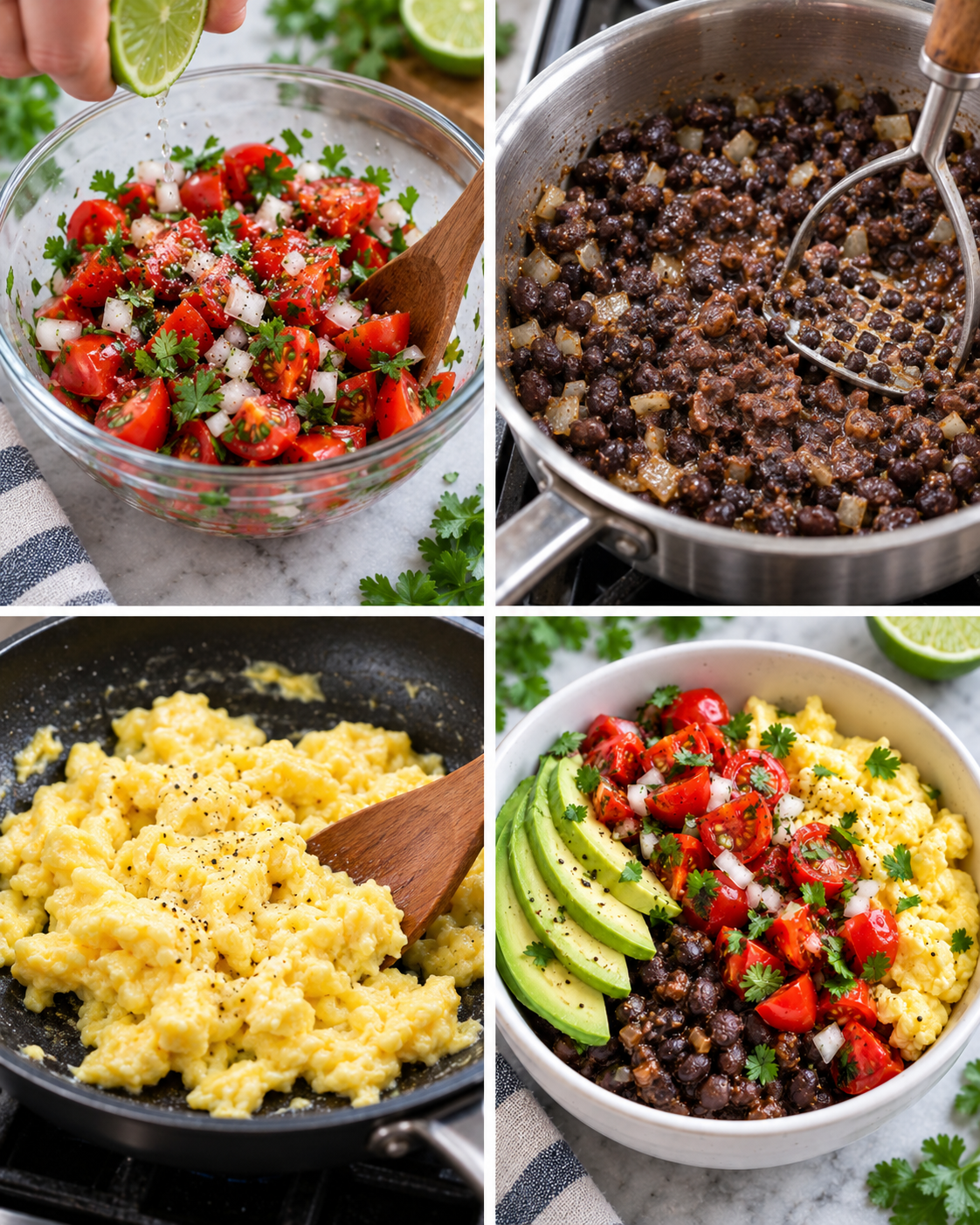 Tex-Mex Breakfast Bowls steps