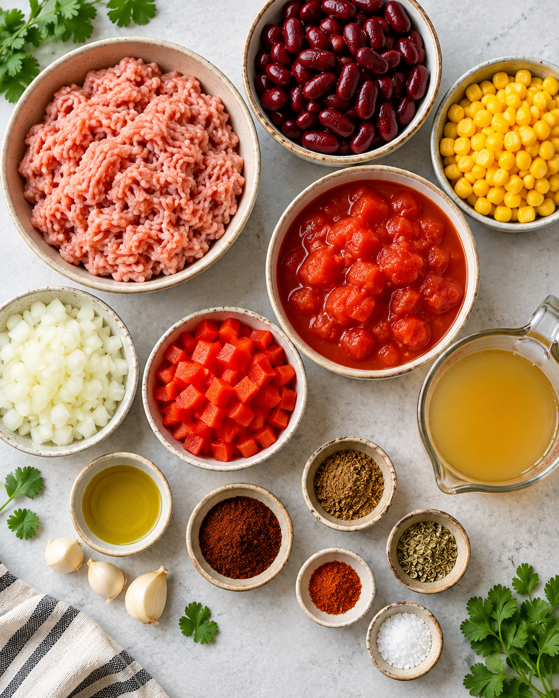 The Best Healthy Turkey Chili ingredients
