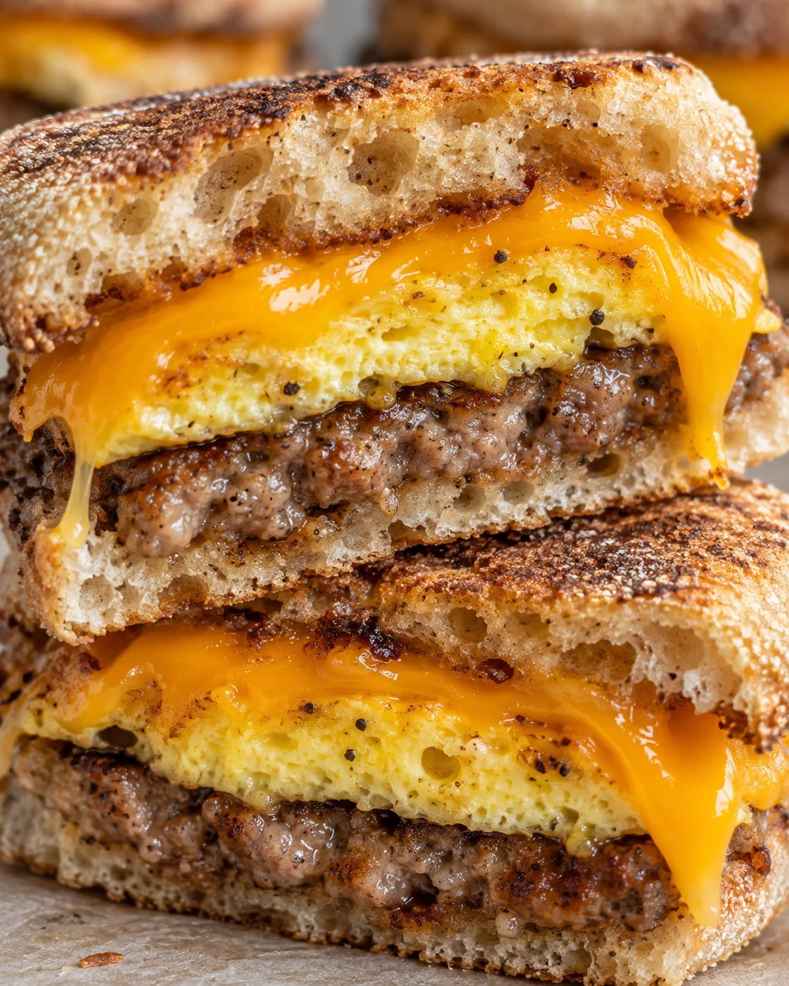Make Ahead Breakfast Sandwiches texture