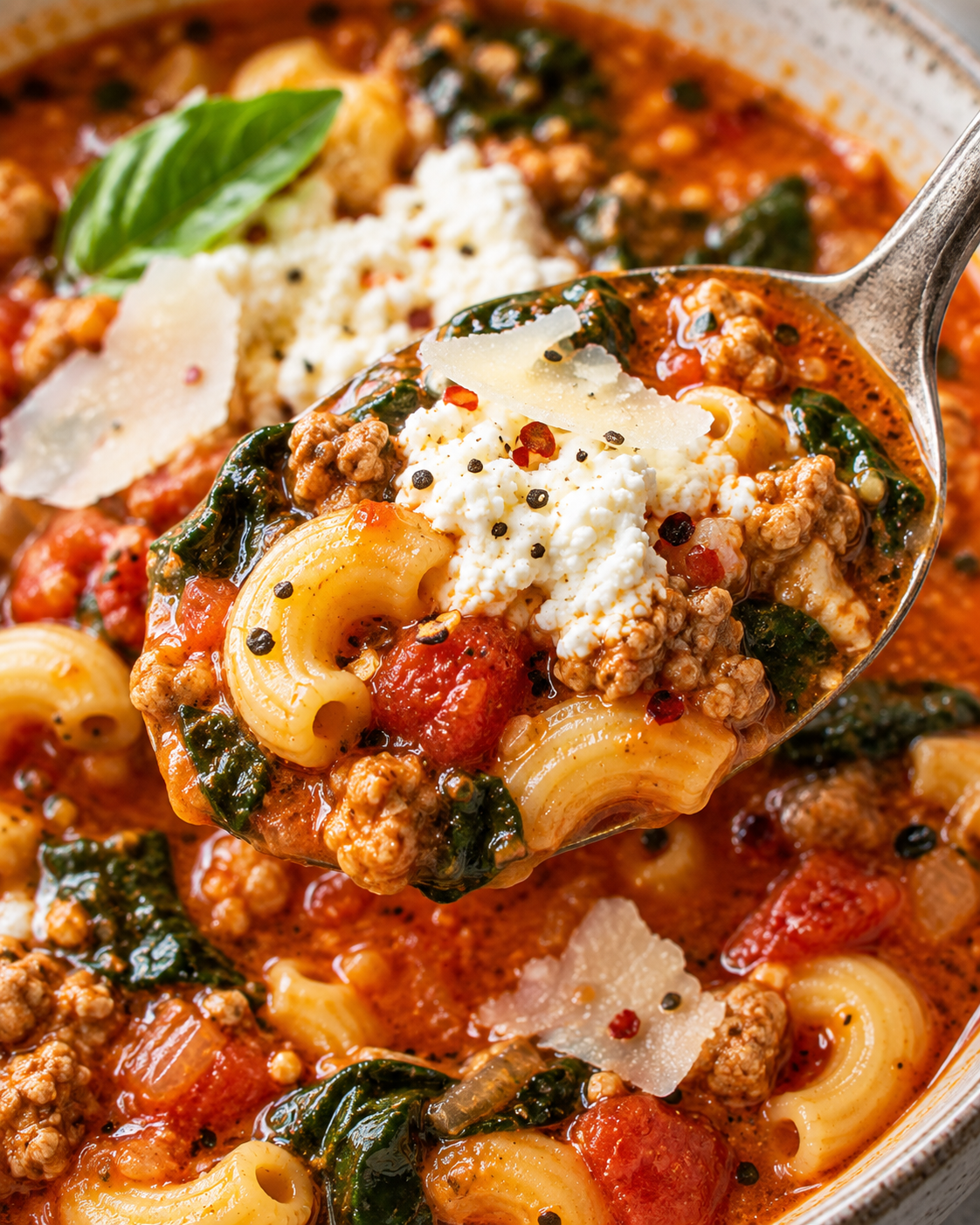 Easy High-Protein Lasagna Soup Recipe (with Gluten-free Option) texture