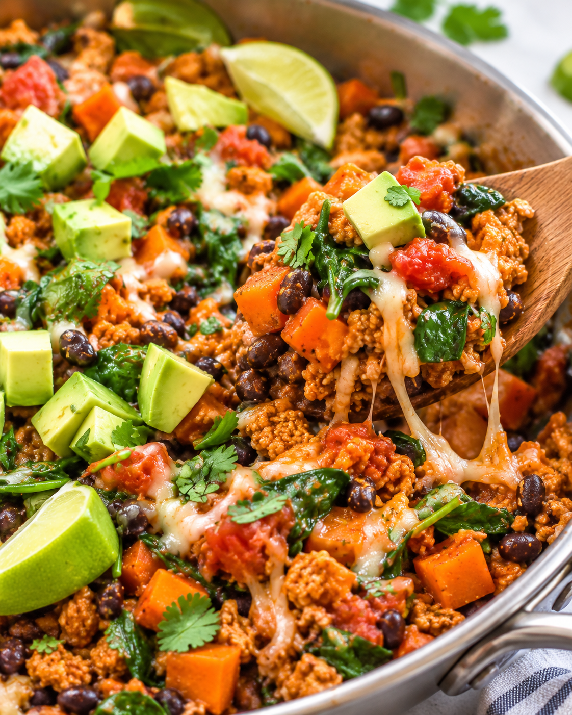 35 Minute Ground Turkey, Sweet Potato Taco Skillet alternate