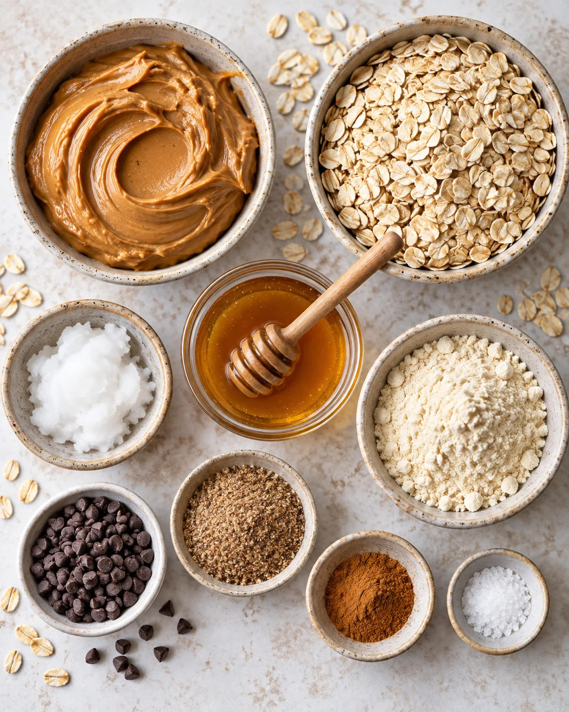 Peanut Butter Protein Bars ingredients