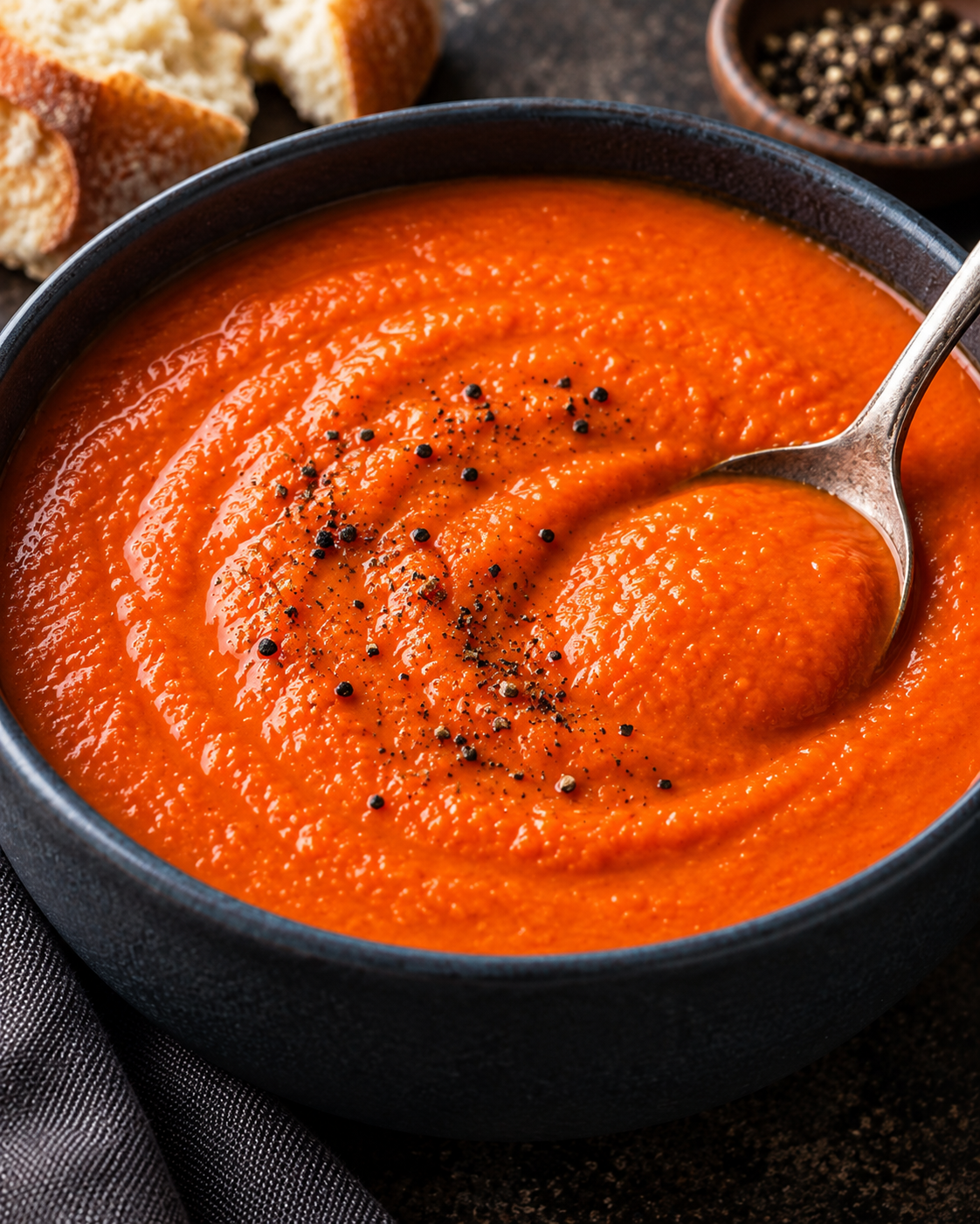 3-Ingredient Tomato Lentil Soup {vegan, high-protein, oil-free} alternate